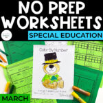 No Prep Basic Skills Worksheets: St. Patrick's Day