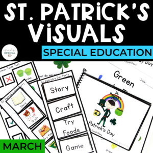 St. Patrick's Day Visuals for Special Education