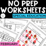 No Prep Basic Skills Worksheets: Valentine's Day