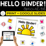 Hello Binder: Morning Work Binder for Special Education + Google Slides™