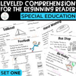 Leveled Comprehension for Special Education: Set 1