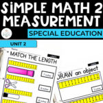 Measurement Math Workbook for Special Ed (Simple Math Special Ed Set 2)