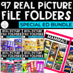 Real Pictures File Folders Bundle for Special Education