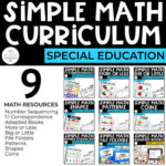 Simple Math Curriculum Bundle for Special Ed (Set 1)