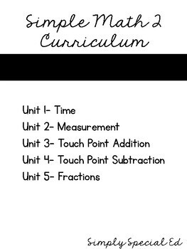 Simple Math Workbooks Bundle for Special Education (5 Units) | Set 2 - Image 2