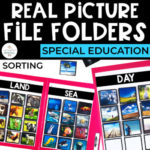 Sorting File Folders for Special Education (REAL PICTURES)