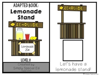 Adapted Book: Lemonade Stand!