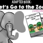 Adapted Comprehension Book: Let's Go to the Zoo!