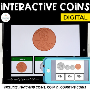Digital Coins for Special Education | Distance Learning