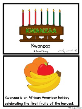 Kwanzaa Visuals for Special Education
