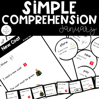Simple Comprehension January: for Special Education