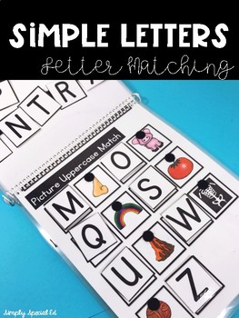 Simple Letters: Matching for Special Education
