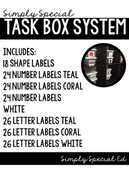 Task Box System Labels