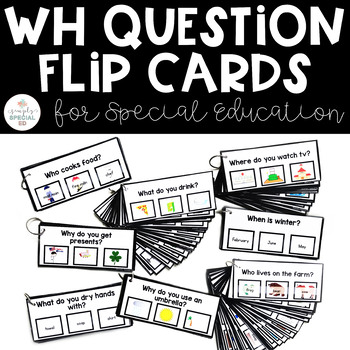 WH Question Flip Cards