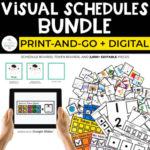 Simple Visual Schedules Bundle for Special Education