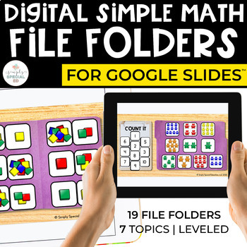 Digital Math File Folders (Digital File Folders for Special Education)