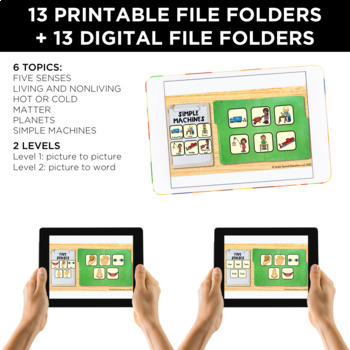 Simple Science File Folders Bundle (Digital File Folders for Special Education) - Image 2