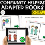 Community Helpers Digital Adapted Books for Special Ed (Interactive PDFs)