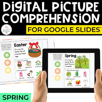 Digital Picture Comprehension Spring for Special Education