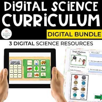 Digital Science Curriculum Bundle for Special Education - DIGITAL BUNDLE