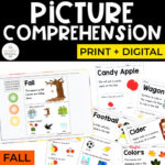 Fall Comprehension | Print + Digital Picture Comprehension for Special Ed