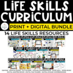 Life Skills Curriculum Bundle for Special Ed: Print + Digital (14 RESOURCES)