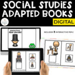 Social Studies Digital Adapted Books for Special Ed | Presidents and Leaders