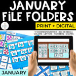 January File Folders Print + Digital Bundle