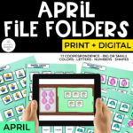 April File Folders | Print + Digital Bundle