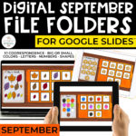 September Digital File Folders