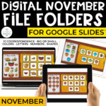 November Digital File Folders