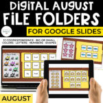 August Digital File Folders