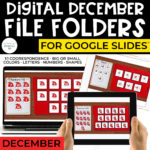 December Digital File Folders