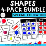 Task Box 4-Pack: Shapes (Matching + Sorting)