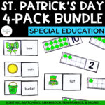Task Box 4-Pack: St. Patrick’s Day (Matching, Sorting + More)
