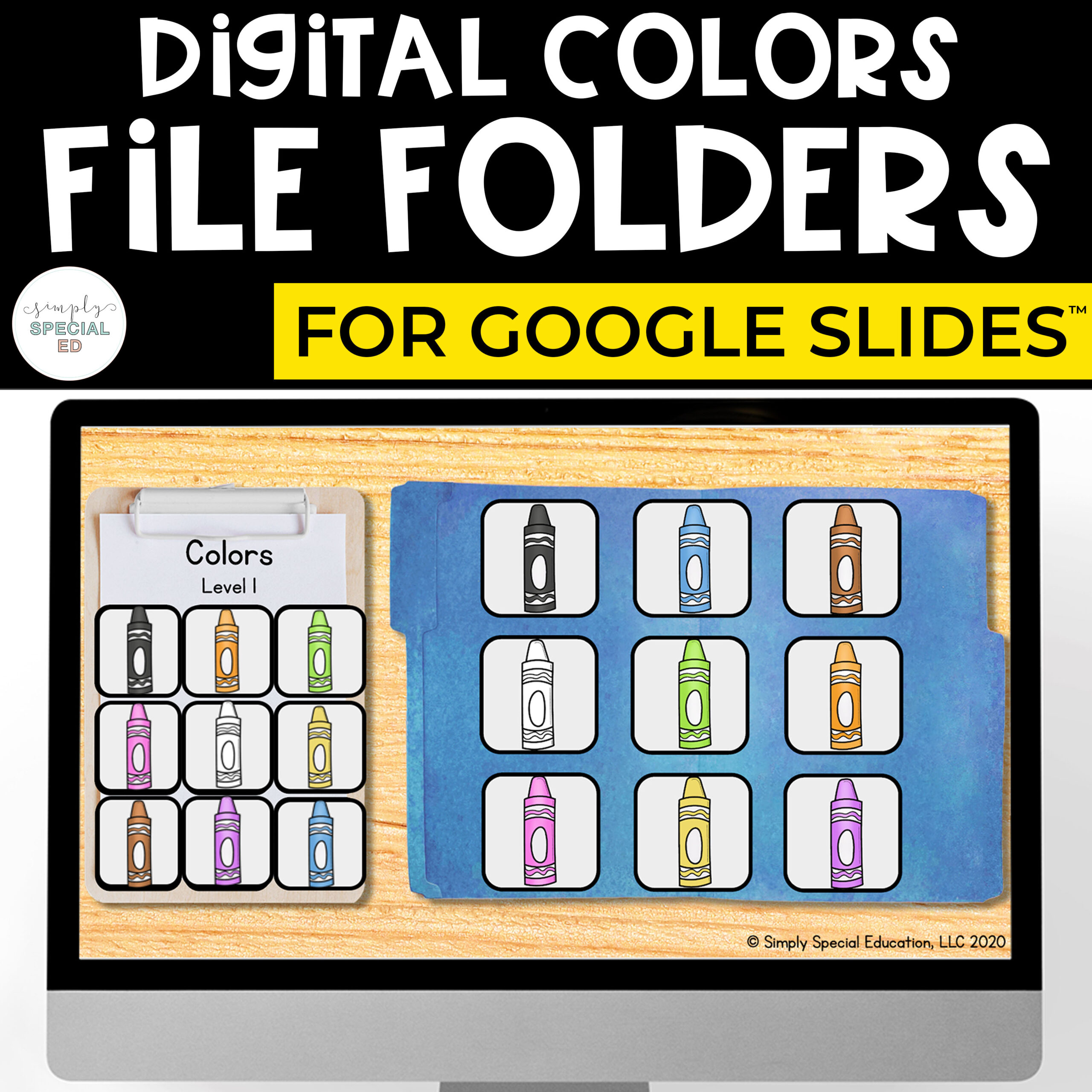 Colors Digital File Folders