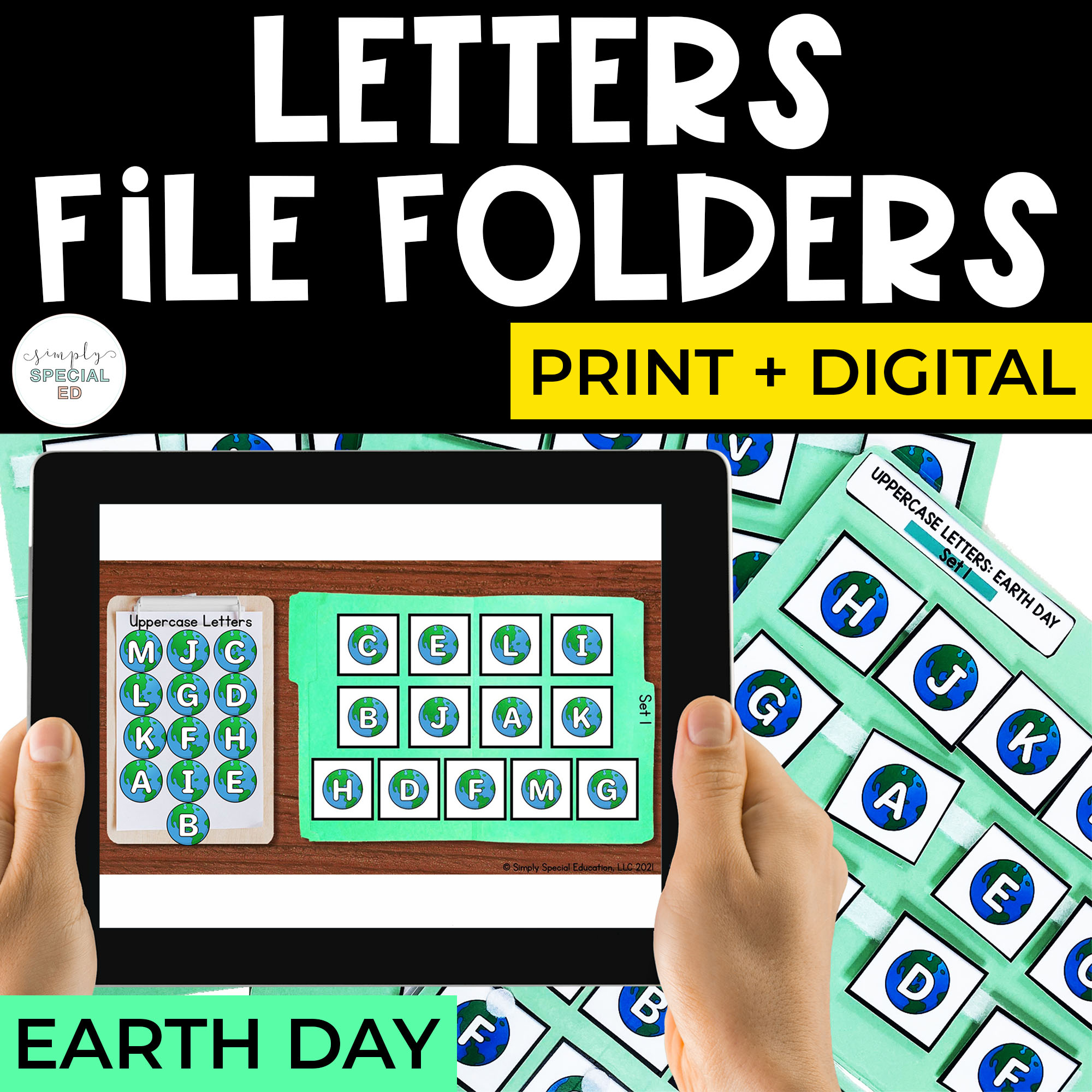 Letters File Folders: Earth Day | Print + Digital