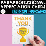 Paraprofessional Appreciation Cards