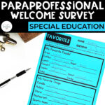 Paraprofessional Welcome Survey