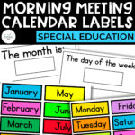 Morning Meeting: Calendar Labels