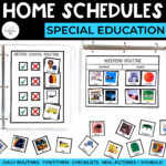 Home Visual Schedules: Daily Routines, Checklists, Visuals
