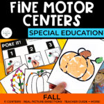 Simple Fine Motor Centers: Fall