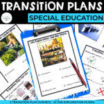 Transition Plan Surveys + Job Exploration Flyers | IEP Meetings | Special Ed