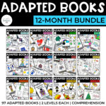 Seasonal YEAR-LONG Adapted Books: Print Bundle