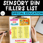 Sensory Bin Fillers List