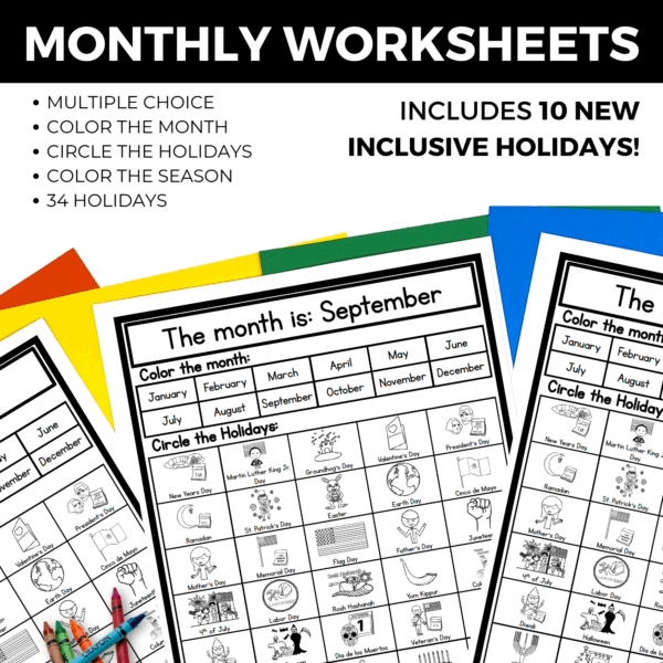 Daily Visual Calendar Worksheets: 2025-2026 - Image 7