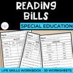 Life Skills Workbook: Reading Bills