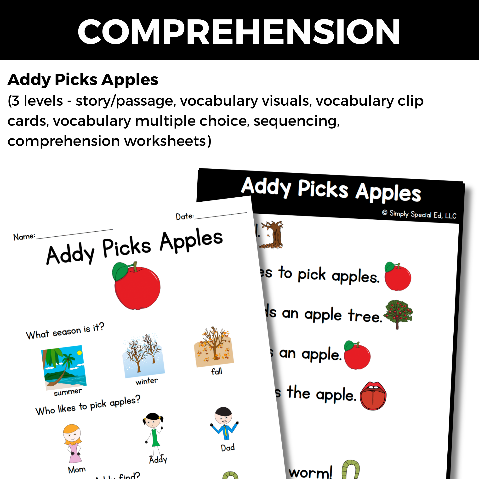 Apples Center Activity Bundle - Image 5