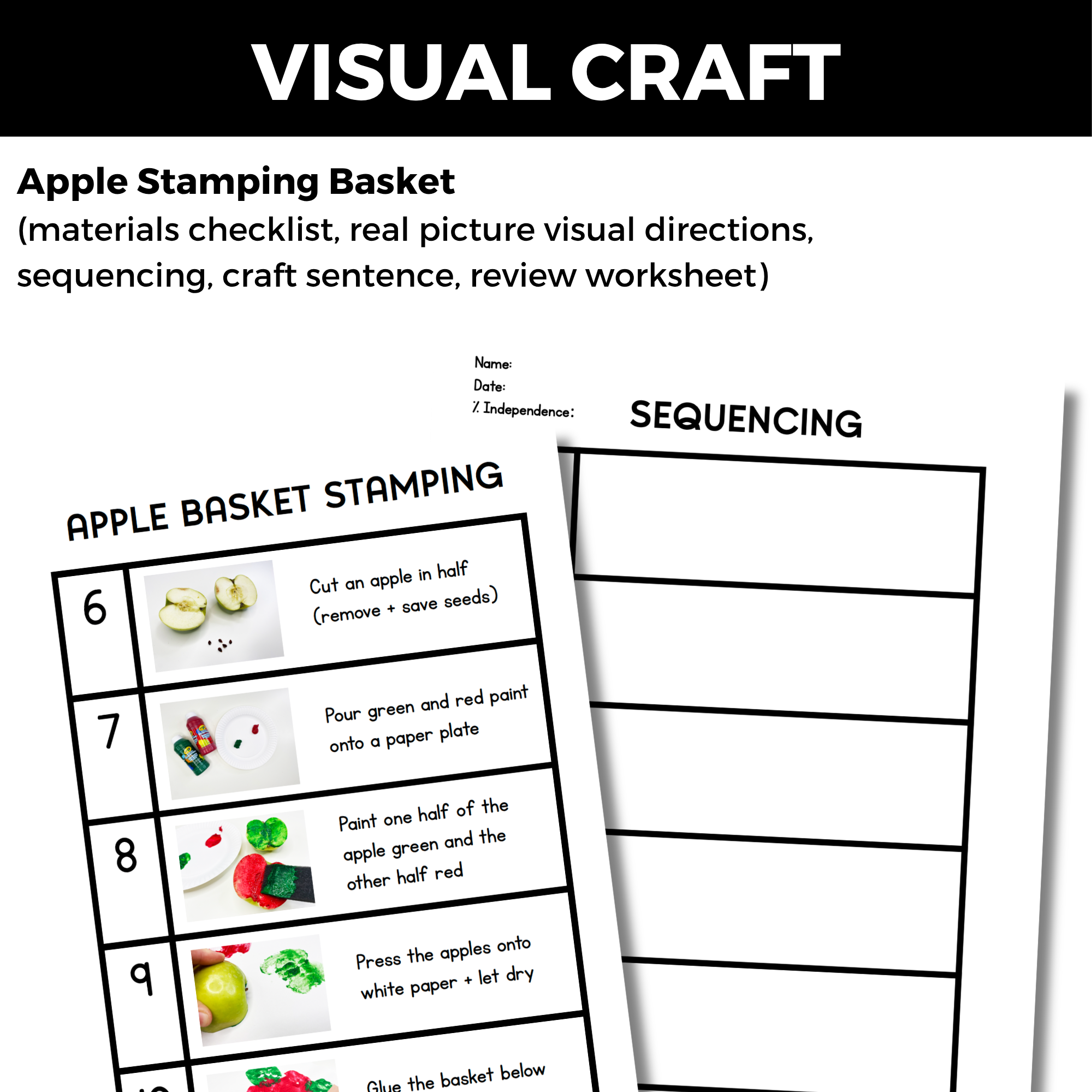 Apples Center Activity Bundle - Image 8