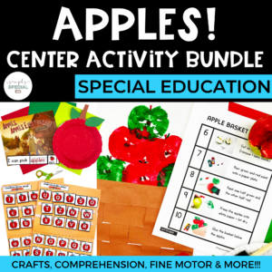 Apples Center Activity Bundle